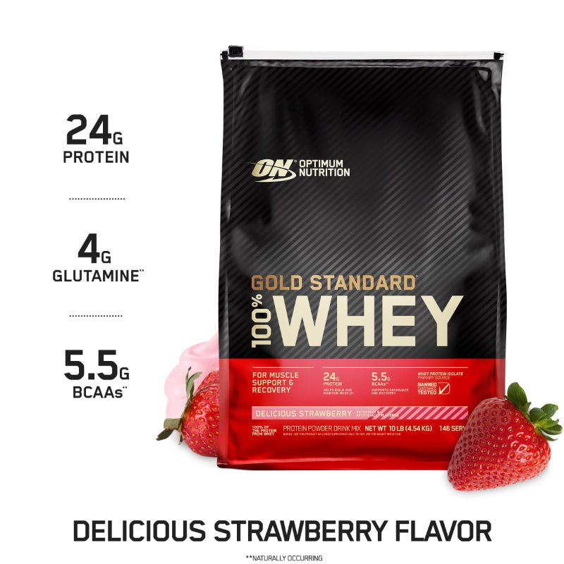 Optimum Nutrition Gold Standard 100% Whey Protein Powder