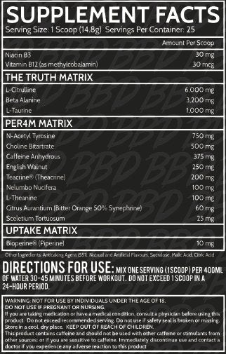 BBD: Big Black DVST8 (25 Serves)Inspired NutraceuticalsPre-Workout
