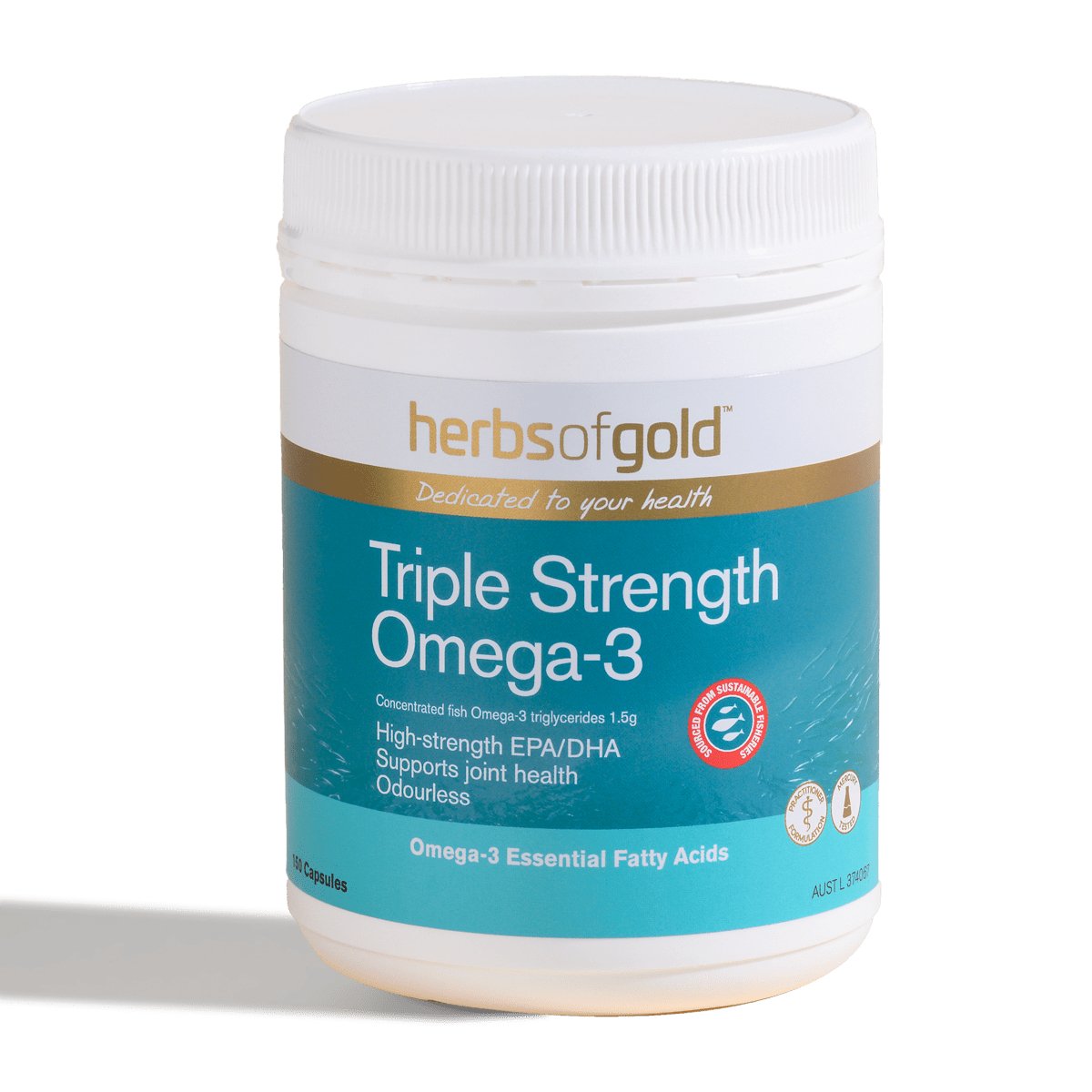 Herbs of Gold Triple Strength Omega - 3Herbs of GoldVitamins & Supplements