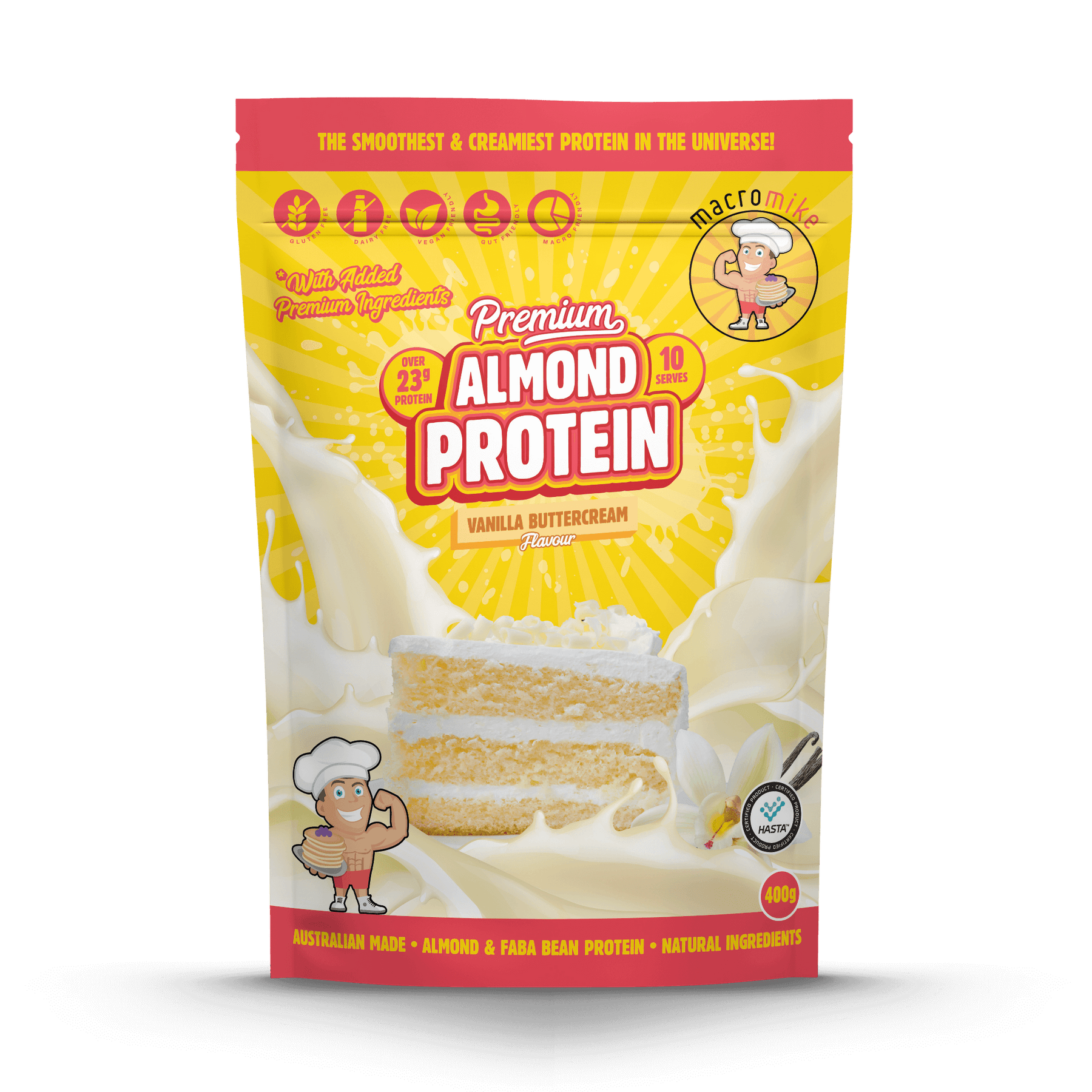 Macro Mike Almond ProteinMacro MikeVegan Protein