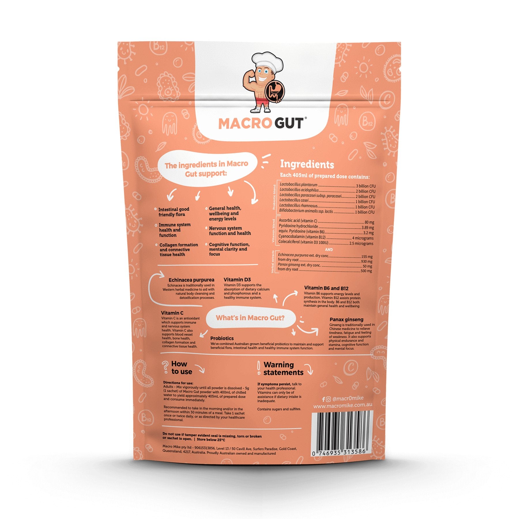 Macro Mike Macro GutMacro MikeProbiotics