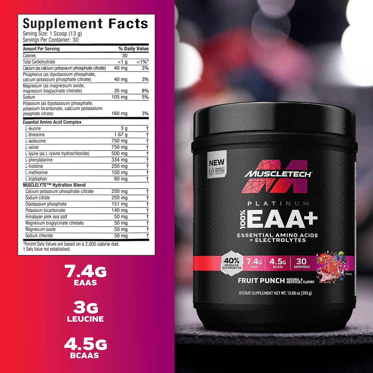 MuscleTech Platinum 100% EAA+MuscleTechAmino