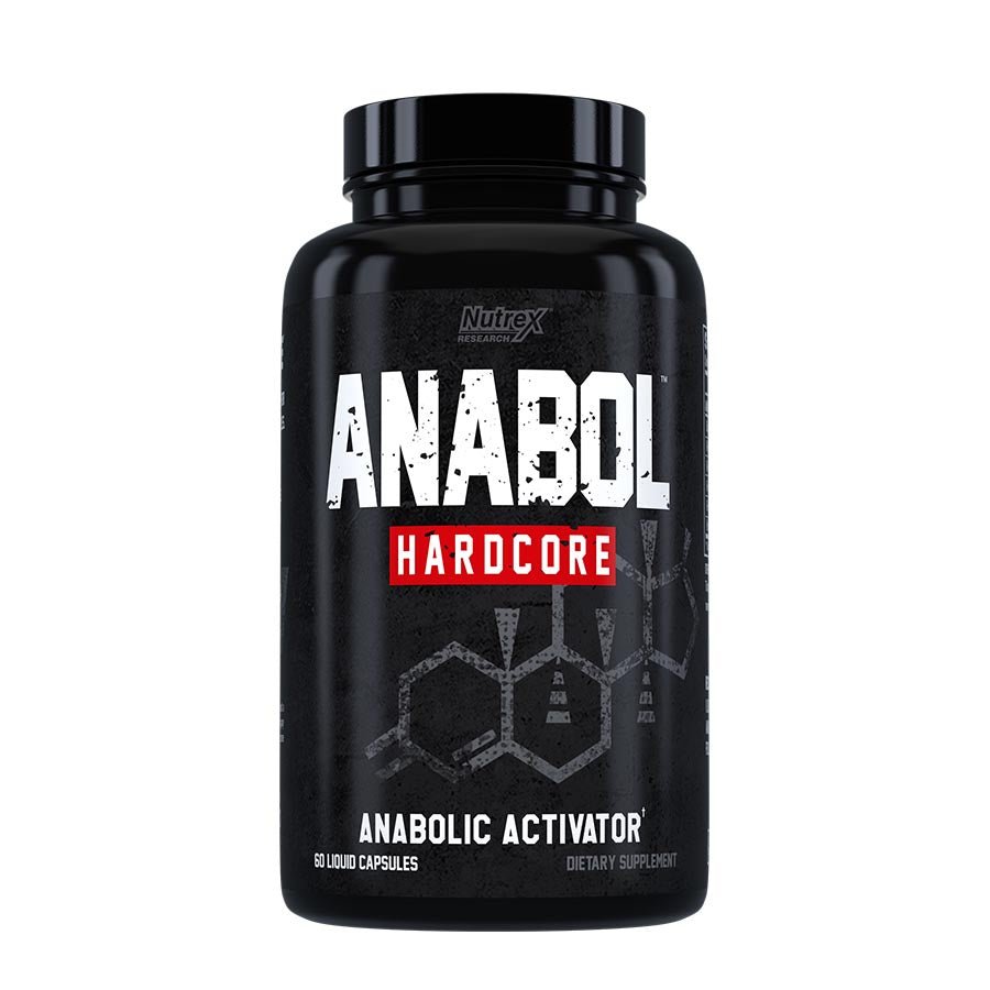 Nutrex Research Anabol HARDCORE (60 serve) 60 Liquid CapsulesNutrexTest Booster