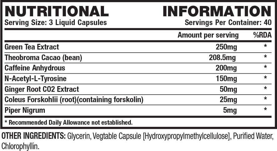 Nutrex Research LIPO6 Black (40 serve) 120 CapsulesNutrexFat Burner