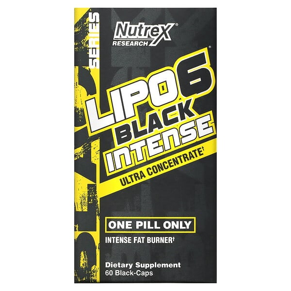 Nutrex LIPO6 Black Ultra-Concentrate (30 Serve) 60 Caps - Super Nutrition