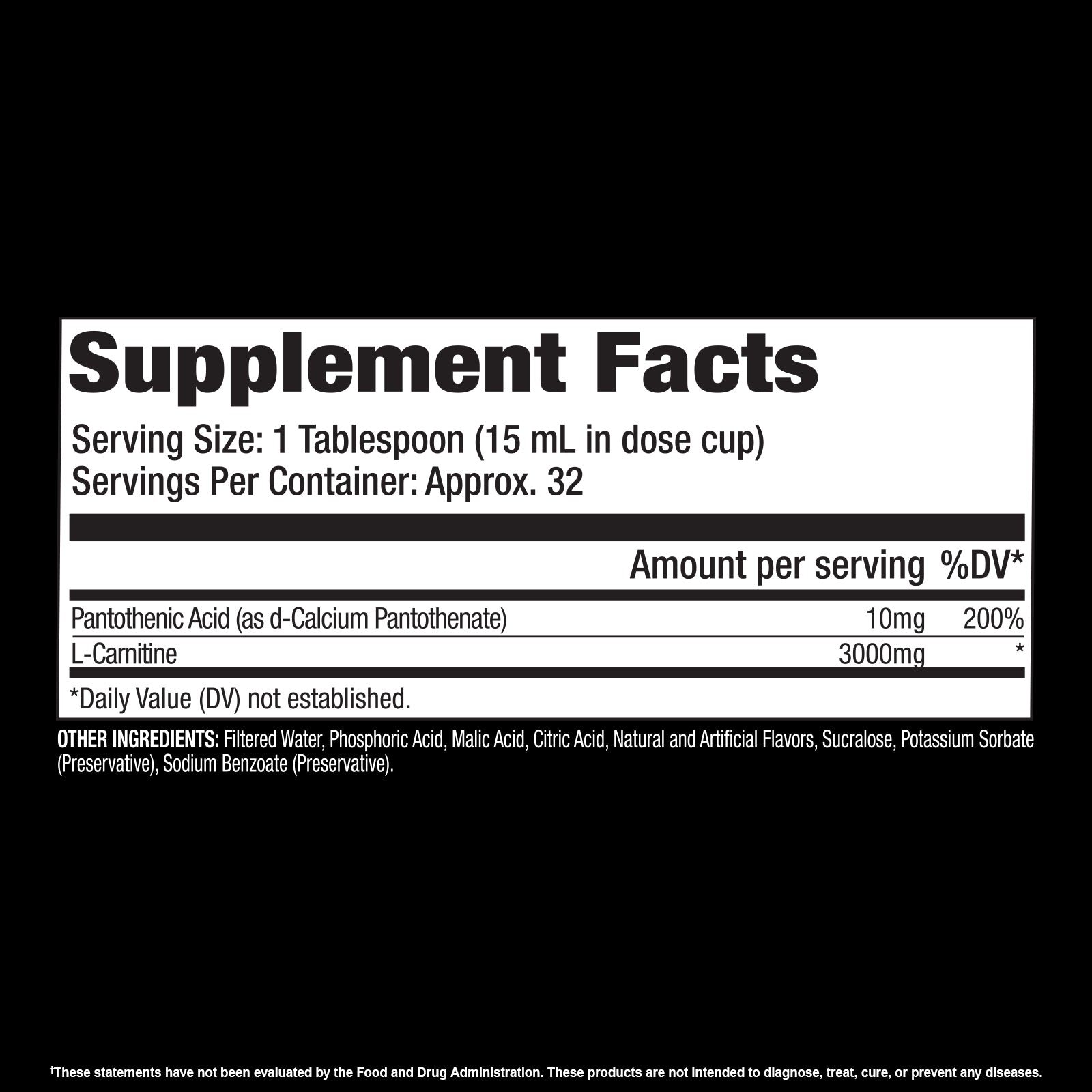GAT Sport L-CARNITINE LIQUID 3000MG