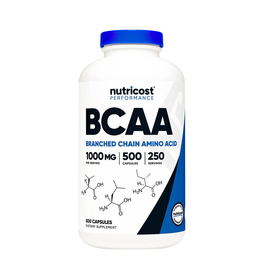 Nutricost BCAA (250 Serve) Capsules - Super Nutrition