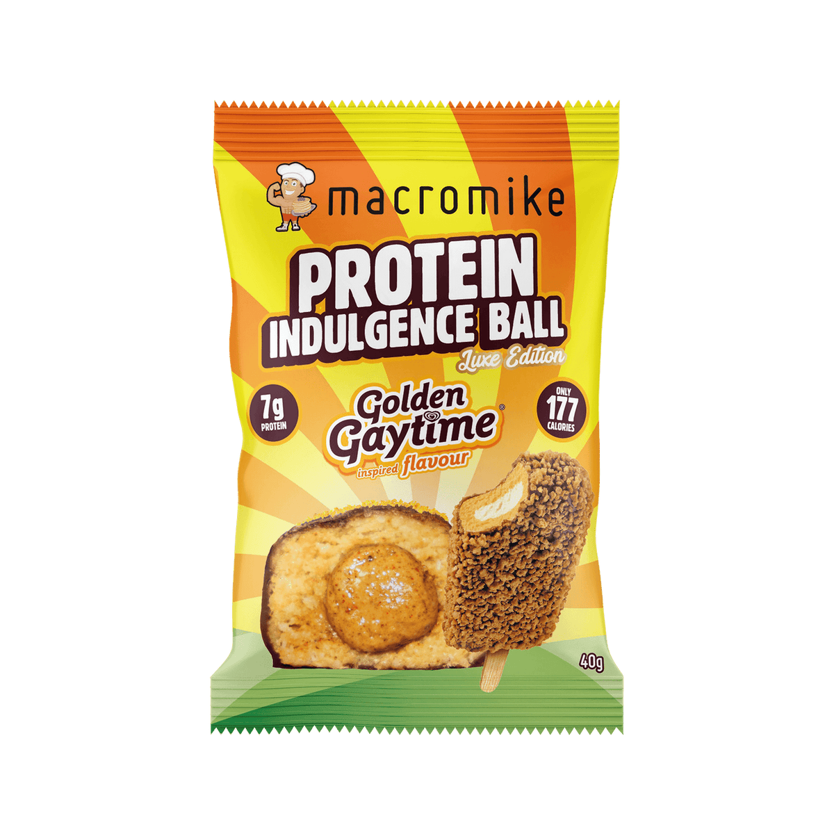 Macro Mike x Golden Gaytime Protein Indulgence Ball (1 x 40g)