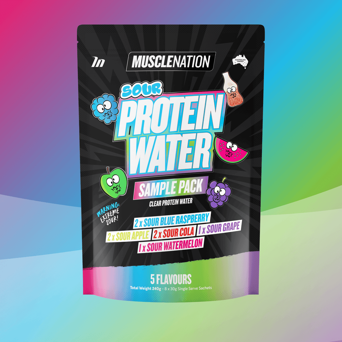 Muscle Nation Whey Protein Sample Pack