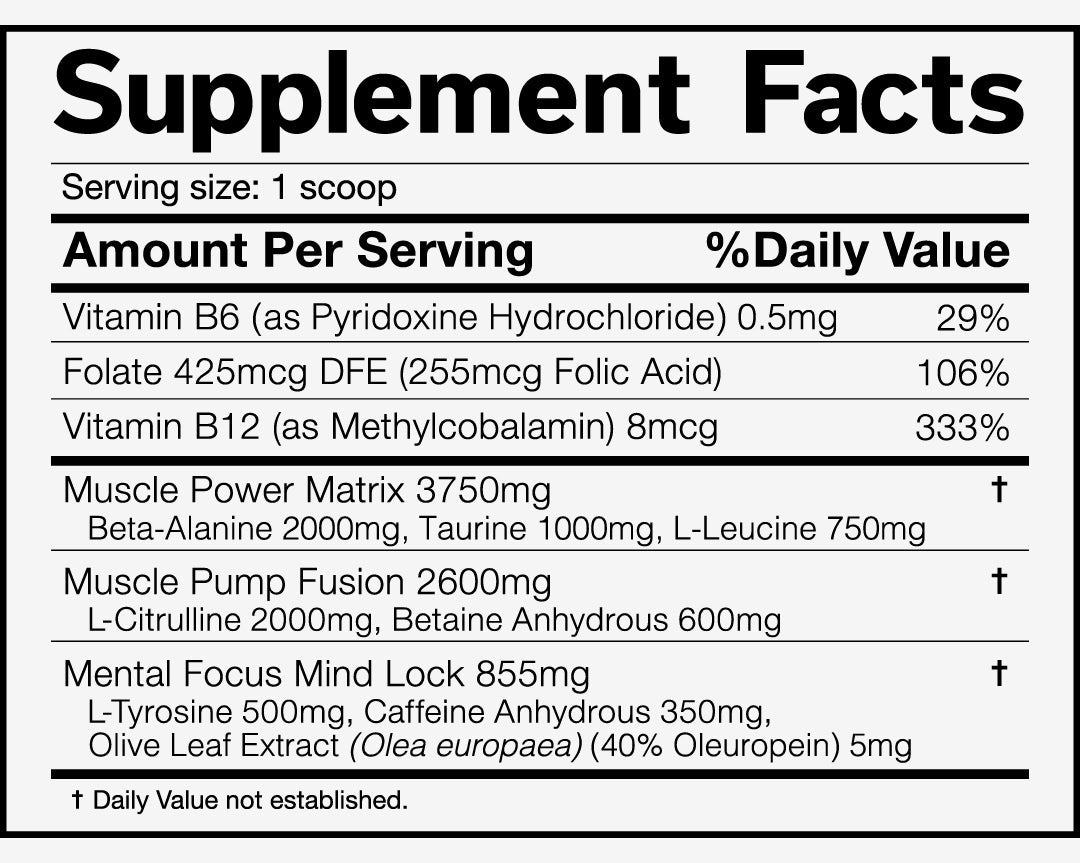 The Shadow Pre - Workout by JNX Sports