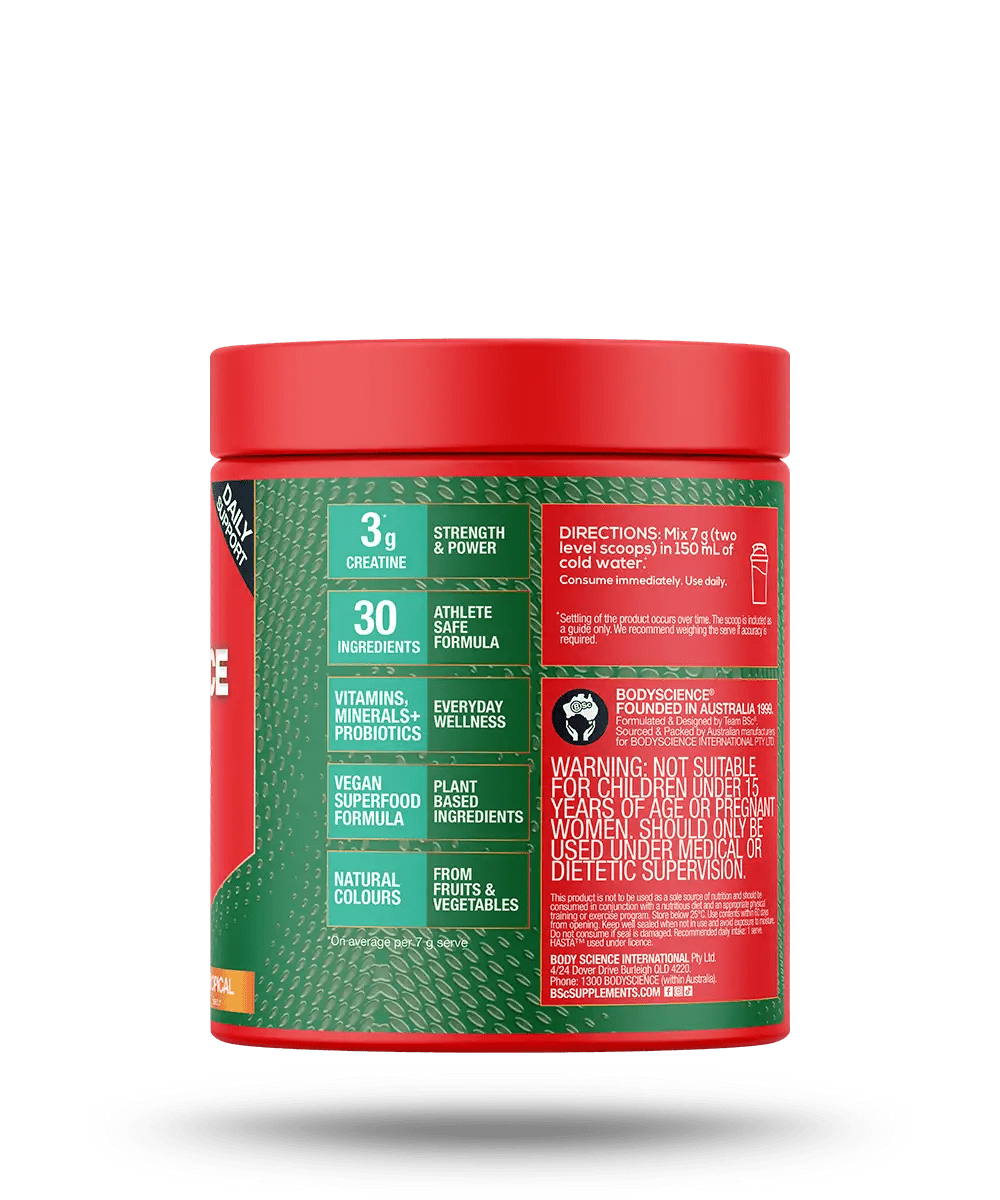 BSc Performance Greens + Creatine (Tropical)Body ScienceGreens