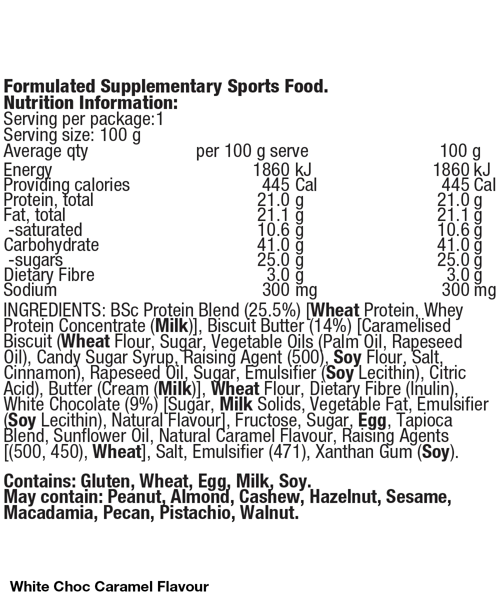 BSc x Cookieman High Protein Loaded CookieBody ScienceProtein Bar