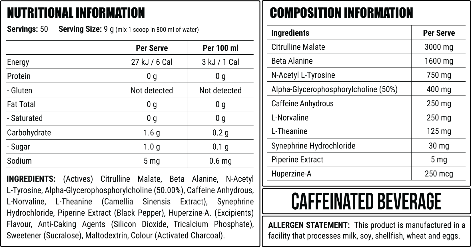 Faction Labs DISORDERFaction LabsPre - Workout