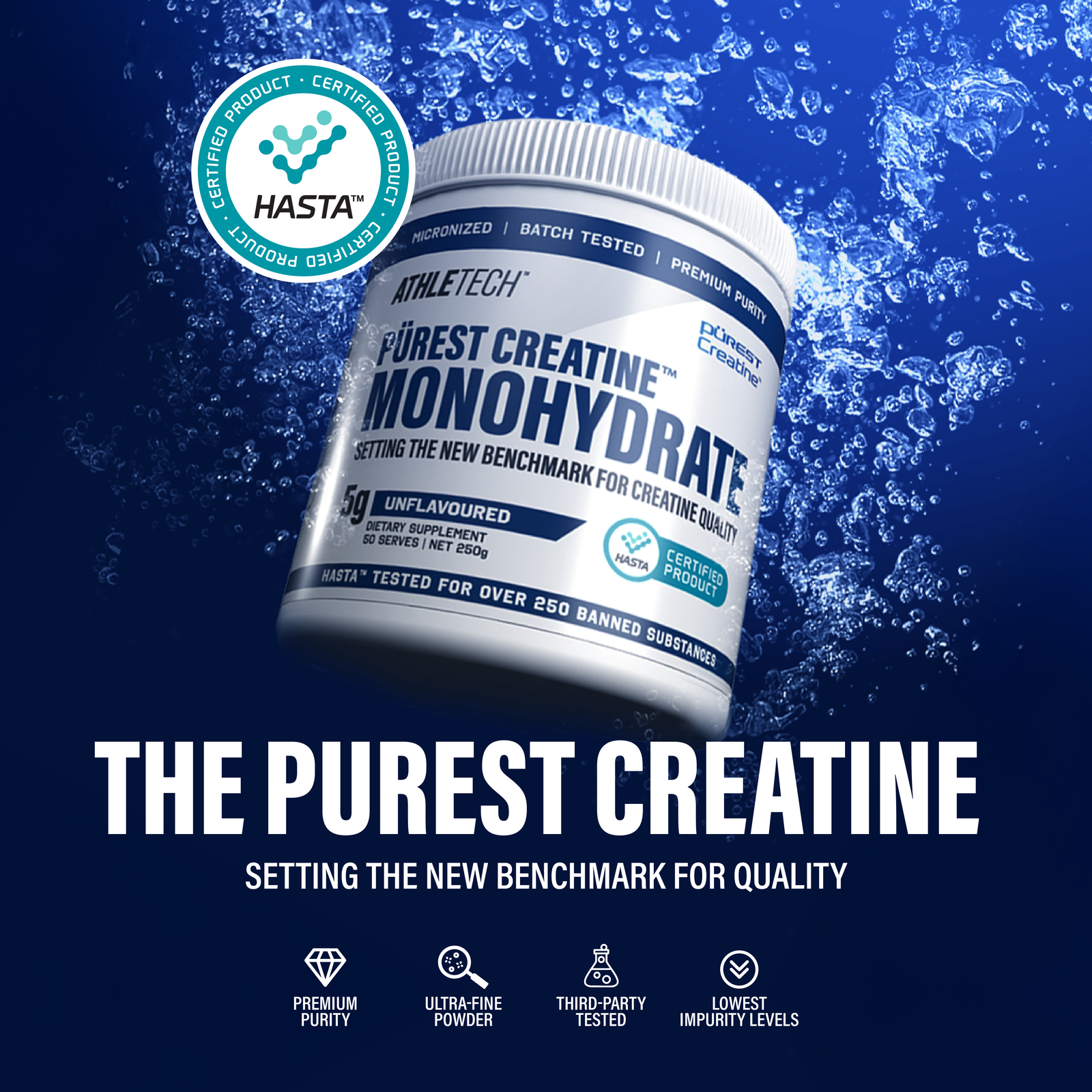 PUREST CREATINE BY ATHLETECH