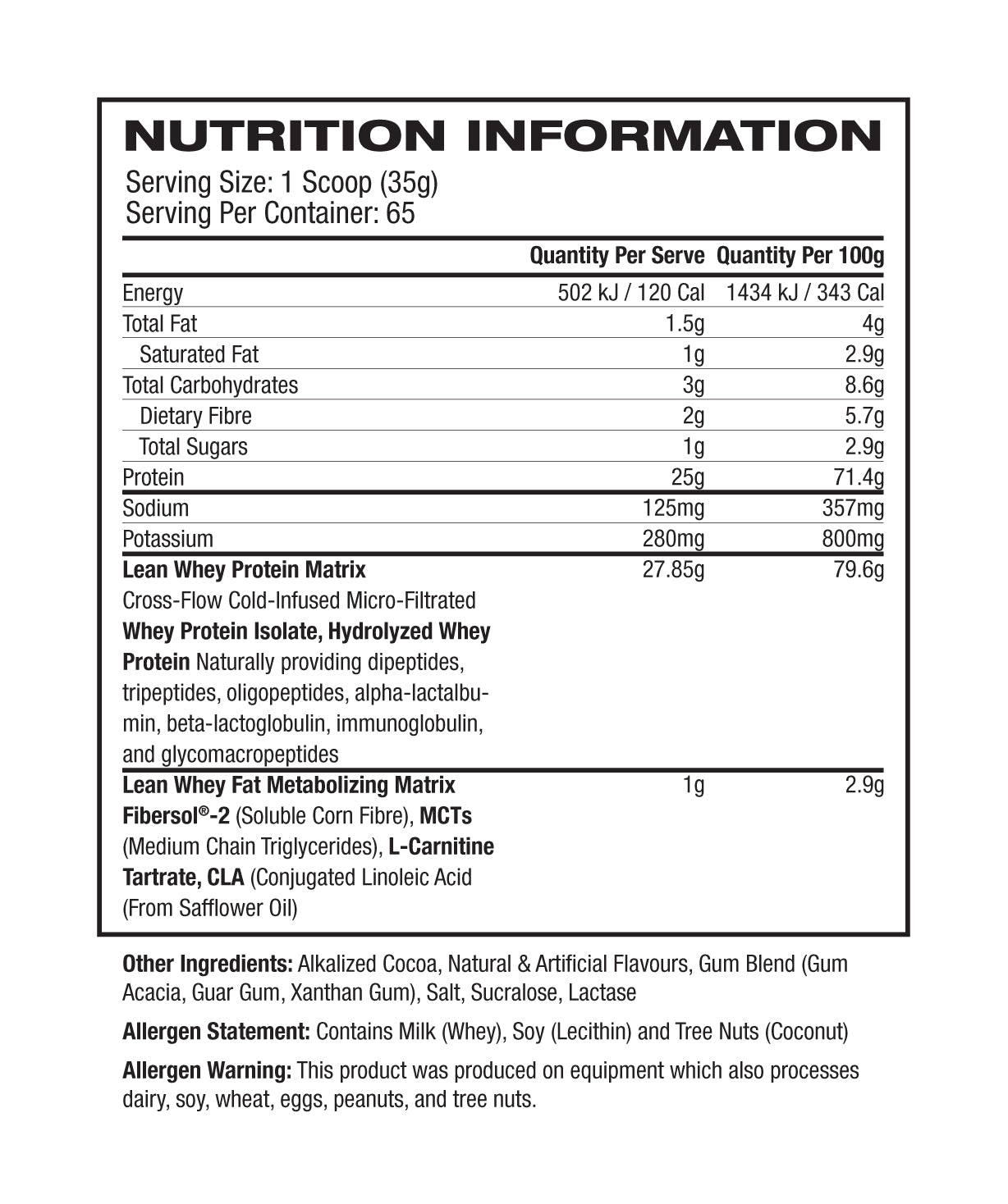 Musclesport Lean Whey Iso HydroMuscleSportWhey Protein Blends