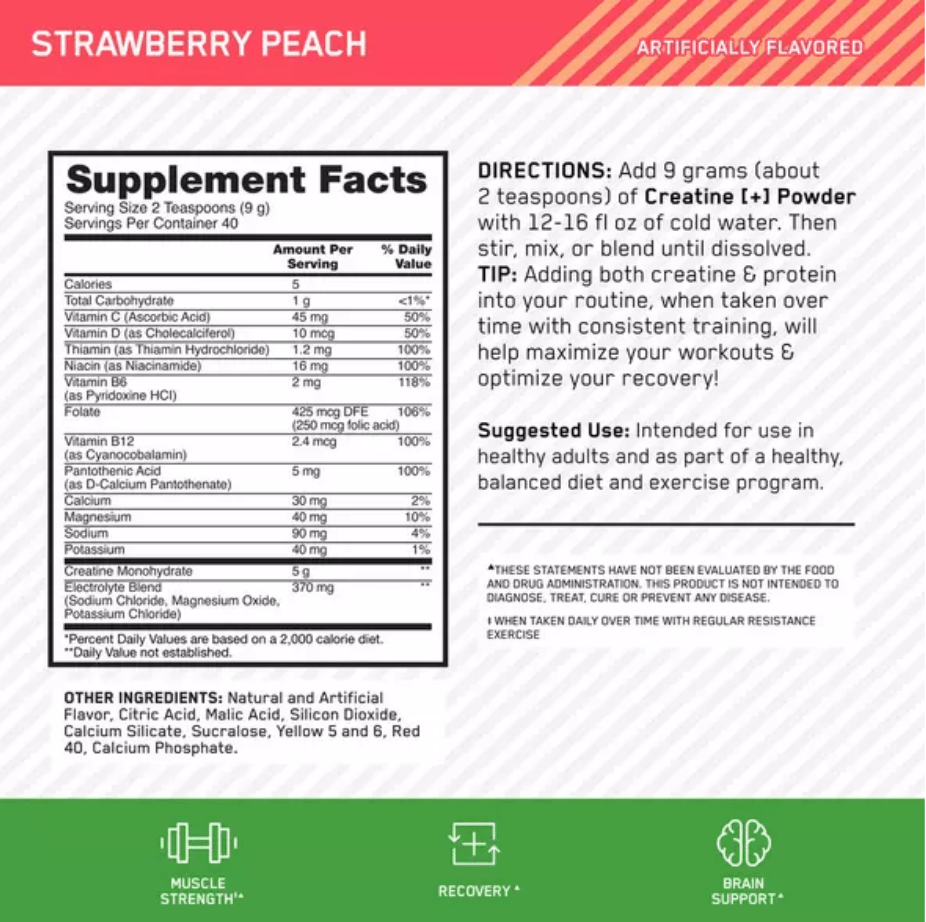 Optimum Nutrition Creatine [+]Optimum NutritionCreatine