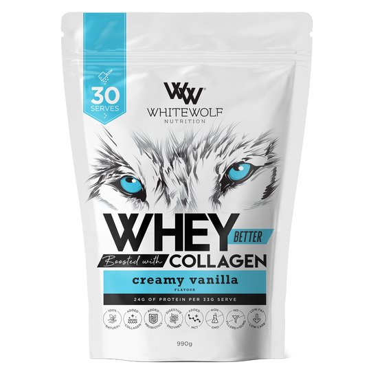 White Wolf Whey Protein Blend with CollagenWhite Wolf NutritionNatural Whey Protein Blend