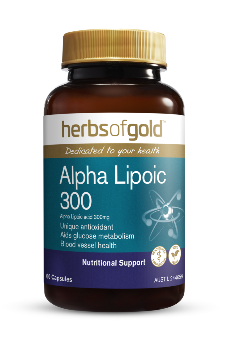 Herbs of Gold Alpha Lipoic 300 - Super Nutrition