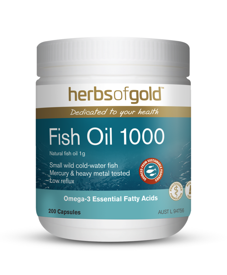 Herbs of Gold Fish Oil 1000 - Super Nutrition