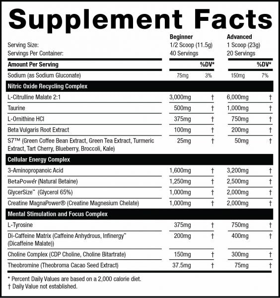 MuscleSport Rhino Black V2 (40 Serve) 460g - Super Nutrition