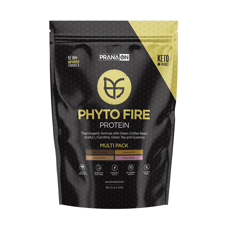 Prana On Phyto Fire Protein Multi Pack (4 x 40g) - Super Nutrition