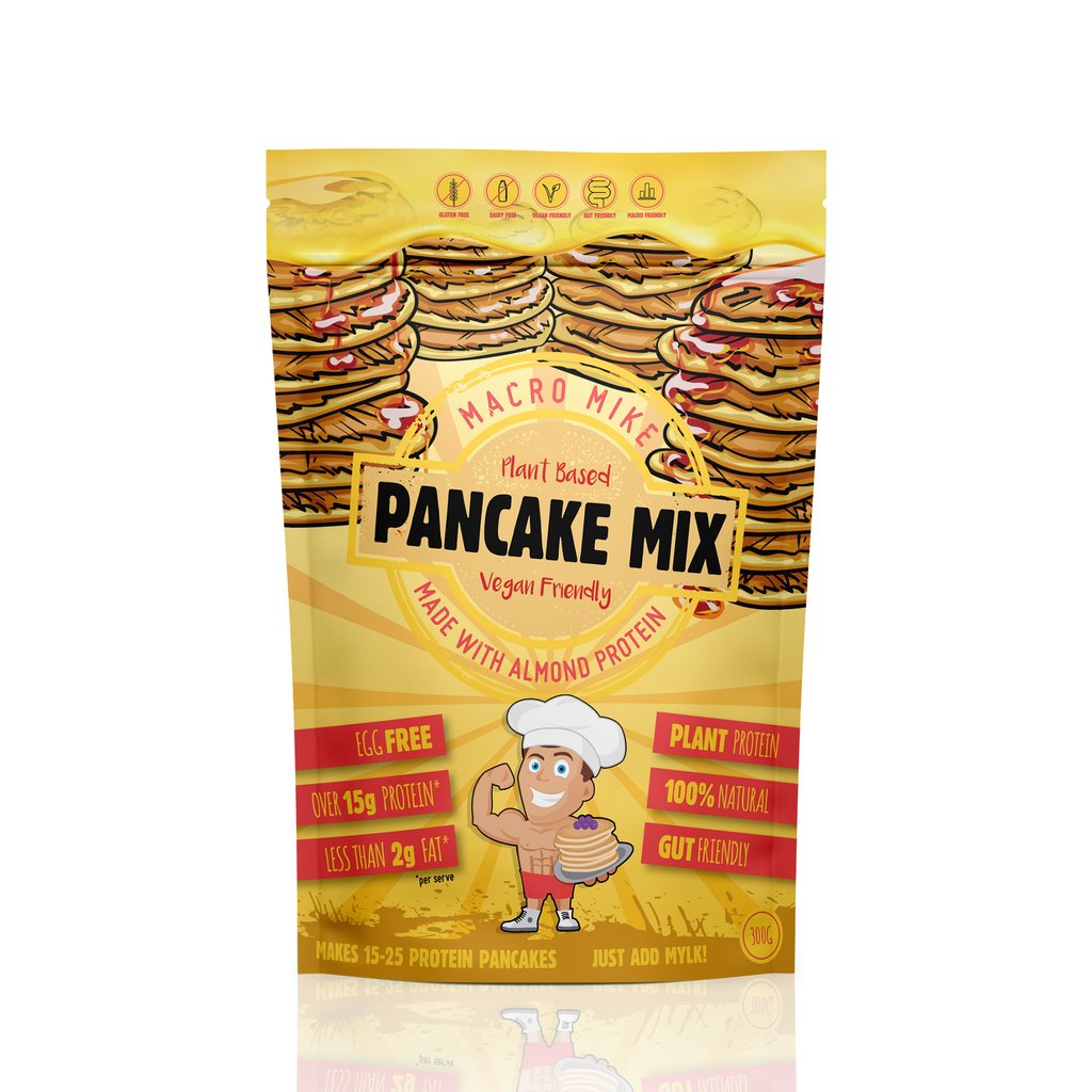 Macro Mike Almond Protein Pancake Baking Mix 300g - Super Nutrition