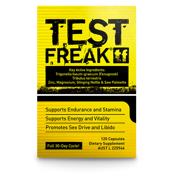 PharmaFreak Test Freak - Testosterone Booster 120 Capsules - Super Nutrition