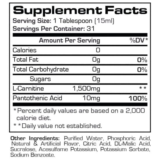 ProSupps L Carnitine 1500 - Super Nutrition