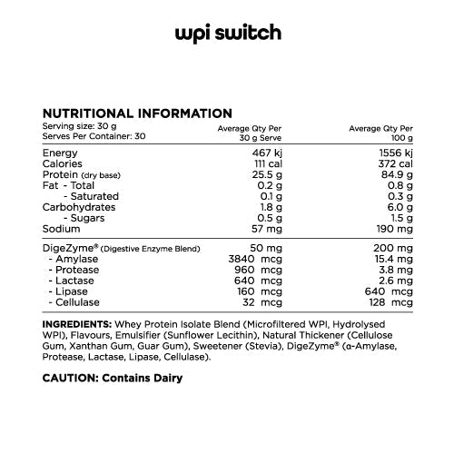 WPI Switch - Super Nutrition